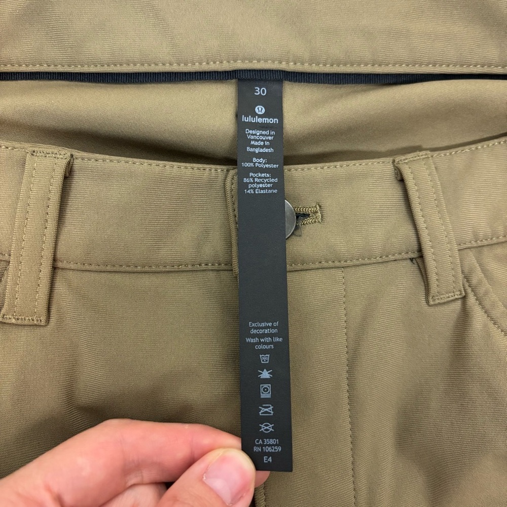 Lululemon ABC Pant Classic 34" Size 30 - Picture 12 of 16